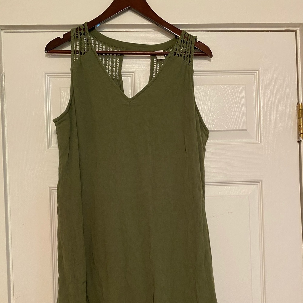 Old Navy size Large **Super cute*Olive Green Dress